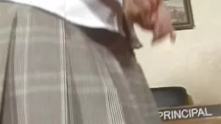 Sweet Blonde Babe Seduces Her Counselor with Her Tits, Ass, and Pussy