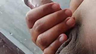 Desi Indian gay is doing fun with his cock