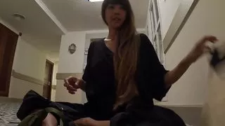 Elevator Risky Public Nudity Challenge