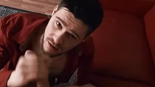 Bearded Bottom John D Seduces Hot Top Tim To Make Him Fuck His Tight Ass On The Couch - BROMO