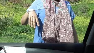 horny tourist picks up a Turkish street whore in the countryside