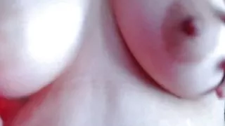 Massaging My Big and Delicious Tits
