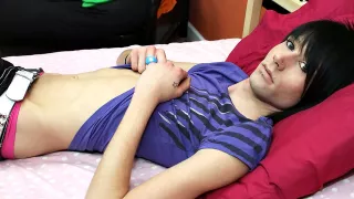 Brandon Wastes No Time Enjoying His Emo Cock - Brandon White