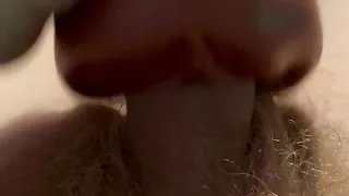 Up close wet and sloppy pussy pocket fuck