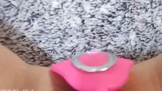 Lil Mrs Demonic Enjoys a Pink Vibrator