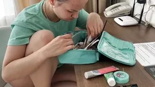 Juicy Julia Dildo Inside on Pussy