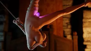 Triss in Shibari Suspension Is Fucked with a Magical Cristal