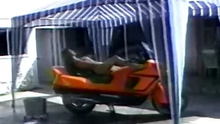 Big titted sblonde slut tity fuck in pool