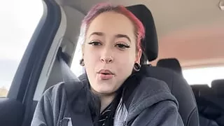 Outdoor Drive-Thru Orgasm! (My Sex Diary #1)