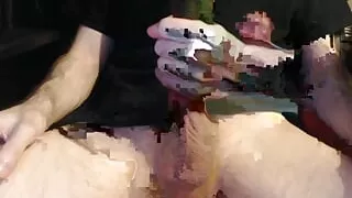 Filthy Daddy jerks his cock on webcam