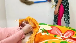 Owner cleaning Komal&#039;s maid lured and fucked