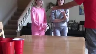 A sexy game of strip pong turns hardcore fast