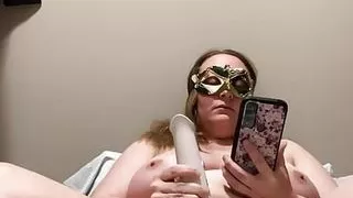 Wife Watching Porn with a Magic Wand