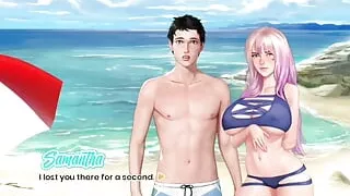 Prince Of Suburbia #44: Cream application ends in hot sex on the beach - By EroticGamesNC
