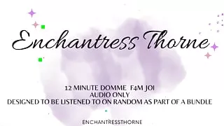 F4M Domme JOI 1 of 12 - with countdown audio only