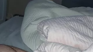 Step mom pick up step son dick and handjob him