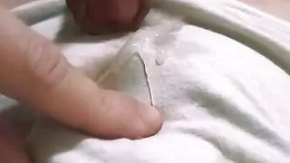 The long-awaited drain of juicy and hot sperm