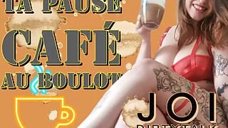 Your coffee break at work. Joi, DIRTYTALK, countdown