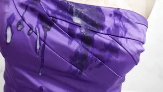 Kaycee Brooks Satin Mini Dress Groped, Grinded and Glazed