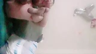 Hot Dad masturbating hard