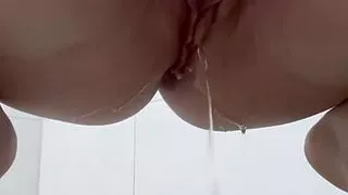 Peeing in the shower again