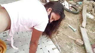 Desi Beautiful sali or Jaji viral Sex Video - Hindi Audio