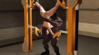 Crazy Fuck in Restraints. Sexy Busty Slut Gets Fucked Hard by BBC