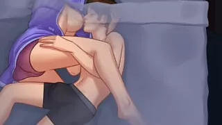 Summertime Saga #140 - Kitchen Sex with Busty MILF Landlady Mature Lady With Big Juggs Enjoy Sex