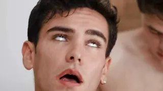 Troye Dean Sneakily Sucks The Masseur Damian Night's Dick While His Bf Is In The Same Room - MEN