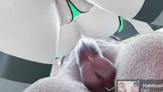 mmd r18 Saki Bass Kick 3d hentai queen fuck the princess and king ahegao vtuber