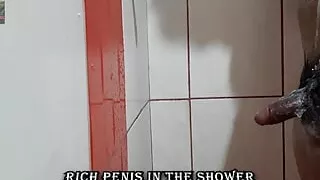 Playing With The Cock In The Bathroom