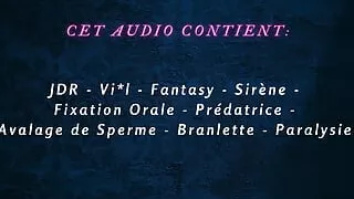 Mermaid sucks you and swallows your