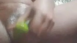 Thus I Put Cucumber in Pussy Ass, Put Soil in My Pussy and Released Her I Alone Every Night