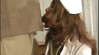 Chocolate skin babe has her cunt fingered and fucked by a stud in his office