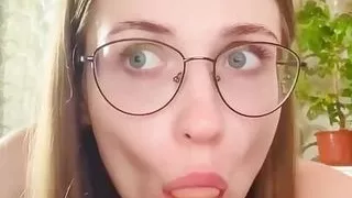 Wet Blowjob from Naughty Girl with Perfect Body