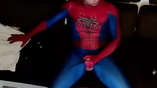 Spidermen jerking off