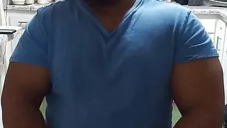 BBC Bear Jerks, Moans and Cums