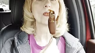 Morgan LOVES ice-cream