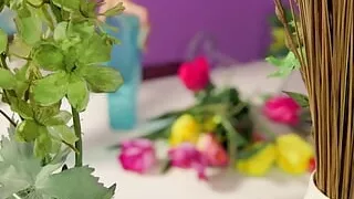 Flowers, a BBC and a creampie