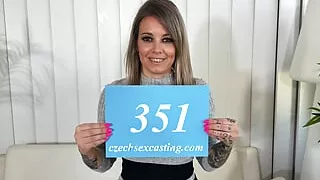 Blonde milf lets him cum inside