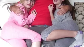 Strip Pong with the loser licking the winner's pussy