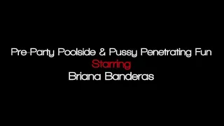 Blondes Tittenluder am Pool genagelt