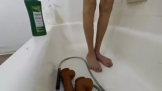 Lizzy Yum March 2024 BIG orgasm #8 fantasy masturbation bath pussy Solo orgasm