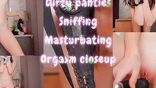 Sniffing Dirty Panties And Orgasm