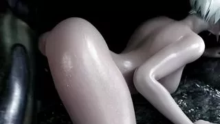 3D animation Fucked hard in the rain.