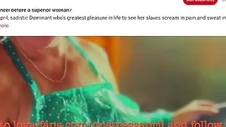 Dominatrix Mistress April - Get Fit Slave Rosie part 2