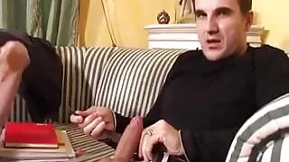 Pretty and sexy schoolgirl gets a good lesson of sodomy