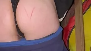 I found my tenant's vibrator and put panties on her and fucked my ass