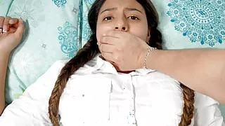 Shh shh don't go screaming! - Stepbrother fucks his stepsister when they are alone at home.