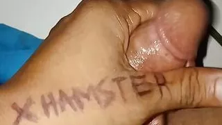 Viral dick shake with oil